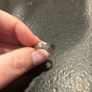 Cartier silver love wedding band! Size 54.